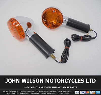 Par de indicadores traseiros Kawasaki ZR 1100 A Zephyr 1992 - 1995 - Imagem 1 de 3