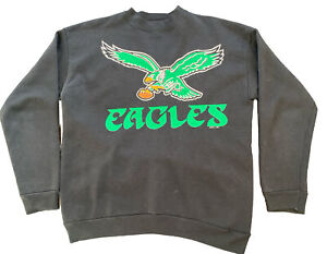 NFL Philadelphia Eagles LOGO 7 Vintage Sweatshirt Made In USA Sz L
