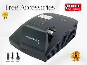 Projecteur DLP Rénové 3300 ANSI Ultra Courte Portée PC 3D Prêt Compatible 4K - Photo 1/12