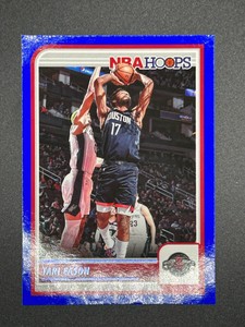Tari Eason 2023-24 NBA Hoops Blue Parallel #192 Houston Rockets