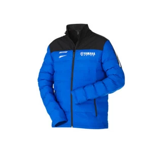 Official Yamaha Racing Paddock Blue Men's 'Rochdale' Padded Hybrid Jacket - Picture 1 of 8