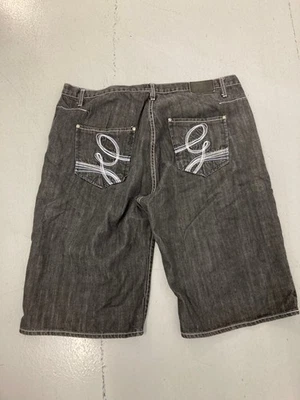 Vintage Y2K G-Unit Black Denim Shorts - Men's 40x15 - Image 1 of 4