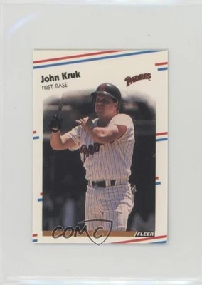 1988 Fleer Classic Miniatures Box Set John Kruk #113 - Image 1 of 2