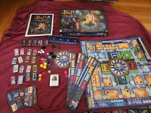 Buffy the Vampire Slayer 4-in-1 Board Game 2000 Milton Bradley Hasbro COMPLETE - Picture 1 of 10
