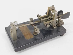 Vibroplex Oryginalny Vintage Ham Radio Telegraph Key Bug (SN 65762 z 1919) - Zdjęcie 1 z 6