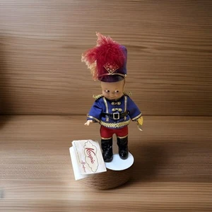 Vtg 2001 Effanbee Kewpie Nutcracker Soldier 8" Doll Only With Doll stand - Picture 1 of 14