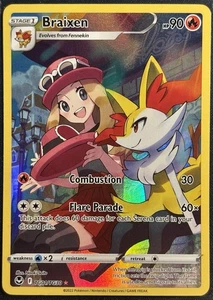Braixen TG01/TG30 - Trainer Gallery Silver Tempest Pokemon TCG 2022 - NM Card - Picture 1 of 3