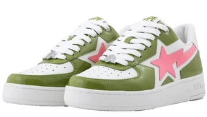 A Bathing Ape "Bape Sta Icon #2" Verde 1L30-291-306 Talla 5 NUEVO - Imagen 1 de 10
