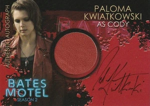 BATES MOTEL TEMPORADA 2 (2016) - GORRA DISFRAZ AUTÓGRAFO PALOMA KWIATKOWSKI (CODY) - Imagen 1 de 1