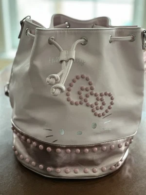 Hello Kitty Embellished Drawstring Beach Bag/ Purse/ Tote - Image 1 of 4