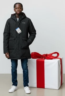 Chaqueta negra forrada de franela Columbia Kids Mt Adventure talla XL Foto 1 de 4