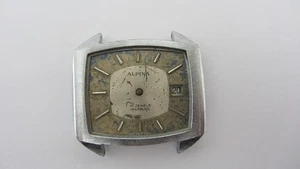 Montre Vintage mécanique  ALPINA   , ne Fonctionne pas  , CAL AS 1691 . - Picture 1 of 7
