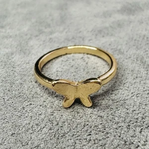 Ring vergoldet Schmetterling Größe 51 Damen Schmuck zart - Bild 1 von 7