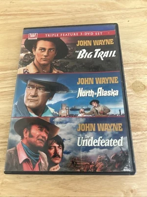 John Wayne Triple Feature (The Big Trail, North to Alaska, The Undefeated) DVD - image 1 of 4