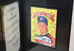 Triple Play Jeff Bagwell Gallery of Stars Hof 1992 autógrafo Houston Astros - Imagen 1 de 5