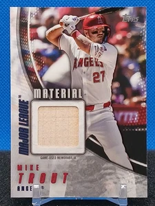 Mike Trout Bat Relic Game Used 2025 Topps Series 2 #MLM2-MT Los Angeles Angels  - Picture 1 of 8