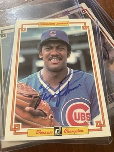 1984 Donruss - Champions Fergie Jenkins #33 Autographed Card - Picture 1 of 2