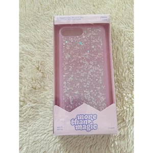 More Than Magic iPhone 8+/7+/6s+/6+ Glitzer Hülle - Rosa Herz - Bild 1 von 2