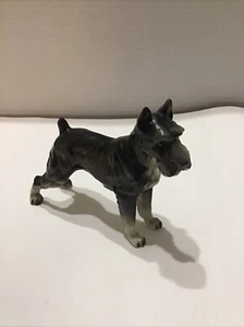 Lefton Schnauzer Dog Grey Figurine Japan - Picture 1 of 5