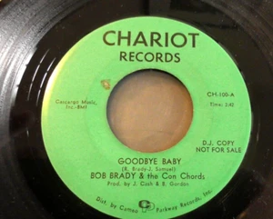 NORTHERN SOUL - Bob Brady & The Con Chords - Goodbye Baby - RARE DEMO NEAR MINT - Picture 1 of 2