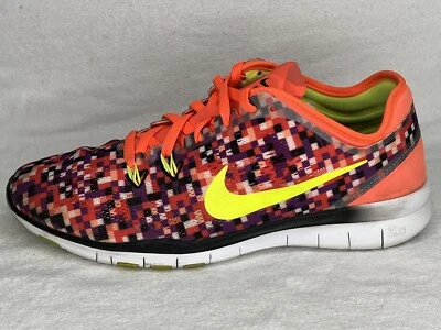 Nike Running Shoes Free TR Fit Print 5.0 Women’s Size 8 Trainers 704695-802 - Image 1 of 4