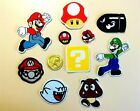 1X Super Mario Game Set Patches Embroidered Cloth Applique Badge Iron Sew On C