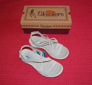 NEW IN BOX! Skechers Sandals Reggae Cup Oh, Snap! Vegan, Machine Washable Size 7 - Picture 1 of 8