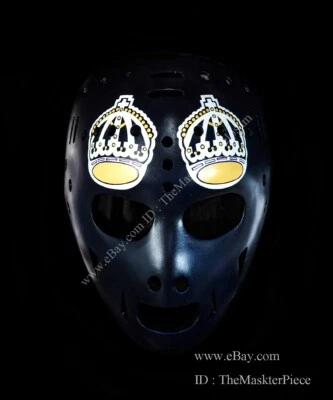 Máscara de hockey sobre hielo casco de portero portátil decoración del hogar Rogie Vachon G94 Foto 1 de 4