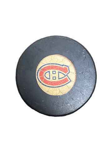 Vintage 1970’s Montreal Canadiens Viceroy Official NHL Canada Hockey Game Puck Cover