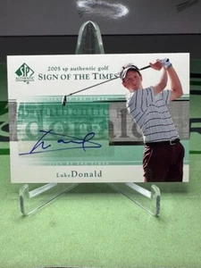 2005 SP Authentic Luke Donald Sign of the Times On Card AUTO - Golf - Picture 1 of 2