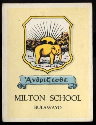 Tobacco Card, UTC, ARMS & CRESTS OF UNIVERSITIES SCHOOLS OF SA,1930,Bulawayo,#23 - Image 1 of 2