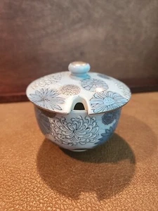 KUTANI Vintage Mid Century japanisches Porzellan handbemalt Chrysanthemenmotiv - Bild 1 von 11