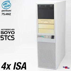 4x ISA SLOT SOYO 5TCS INTEL PENTIUM 75MHZ COMPUTADORA PC WINDOWS 95 98 SONIDO USB - Imagen 1 de 9