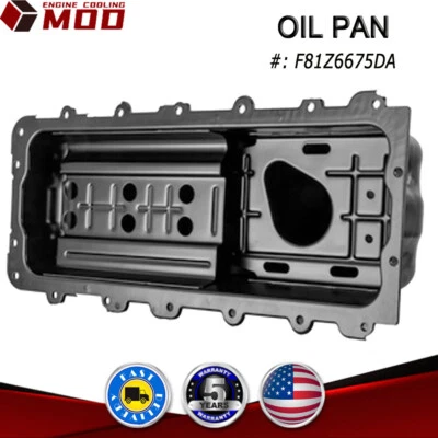 OIL PAN FOR 1999-2019 FORD F250 F350 F450 SUPER DUTY 6.8L V10 ENGINE #F81Z6675DA - Image 1 of 4