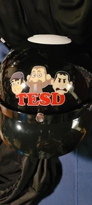 TESD Tell Em Steve Dave Motorradhelm Four Color Demons Gr. Large NEU - Bild 1 von 4
