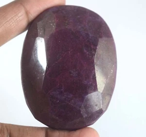 Afrikanischer roter Rubin 859 Kt/61 mm natürlicher ovaler Schliff loser Edelstein Wochenendverkauf - Bild 1 von 5