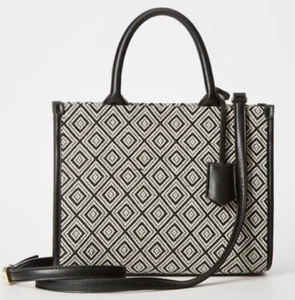 Borsa Justfab Boxy con tracolla nera multi borsello nuova con etichetta - Foto 1 di 5