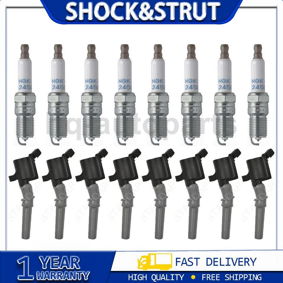 Bobina de ignição vela de ignição compatível com Ford Crown Victoria 4.6L 1998 1999 - Imagem 1 de 4