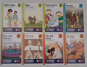 Kindergarten & Grade 1-2 Reading Practice-Lot Of 8 Stories For Students 360 - Picture 1 of 6