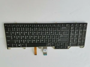 Ref - 0WN4Y Dell US Backlit Keyboard Alienware 17 R4  NSK-EE0BC 01 PK131QB1A00  - Picture 1 of 4