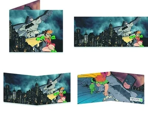 DC BATMAN DKR DARK KNIGHT DYNAMIC DUO PX MIGHTY WALLET TYVEK PX EXCLUSIVE NEW - Picture 1 of 2