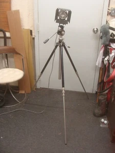 Elevator Hi-Boy 2 Tripod 7' by Quick-Set with Hedler Turbo-Lux Photog Light - Picture 1 of 19