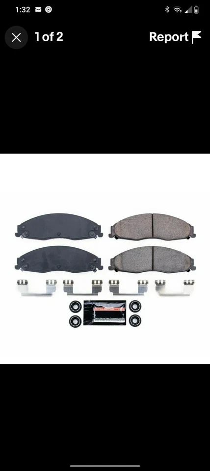 Juego de pastillas de freno delanteras Z23-921 Powerstop 2 ruedas nuevas para Cadillac CTS STS Foto 1 de 1