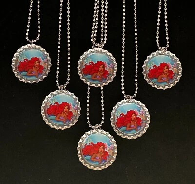 La Sirenita / 6 empaquetados individualmente / Acción en vivo / Favores de fiesta de Ariel Foto 1 de 2