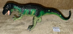 VINTAGE ALLOSAURUS HARD PLASTIC FIGURE - CARNEGIE SAFARI LTD 1988 22cm LONG RARE - Picture 1 of 6