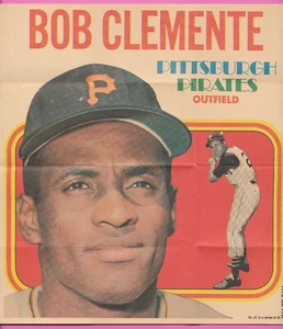 PÓSTER LIMPIO ROBERTO CLEMENTE HOF 1970 TOPPS #21 DE COLECCIÓN MLB BOB ODDBALL *TPHLC - Imagen 1 de 16