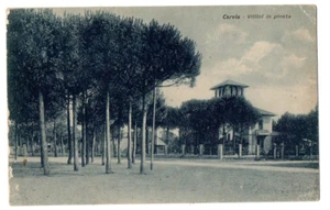 CERVIA VILLINI IN PINETA ARCHITETTURA LIBERTY VIAGGIATA 1934 - Foto 1 di 2