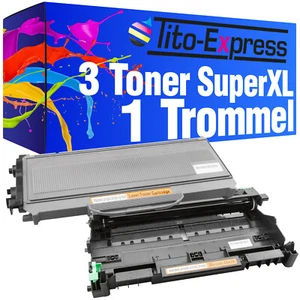 Trommel & 3 Toner PlatinumSerie für Brother HL2170 MFC7320 MFC7340 DR-2100 TN-21 - Bild 1 von 2