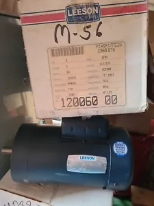 Leeson AC General Purpose Electric Motor 120060.00 2HP 1 Phase P145K17FC2G H95A - Picture 1 of 5