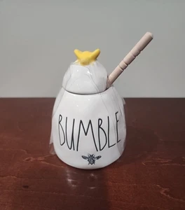 Rae Dunn Honey Pot with Honey Stick - Picture 1 of 2